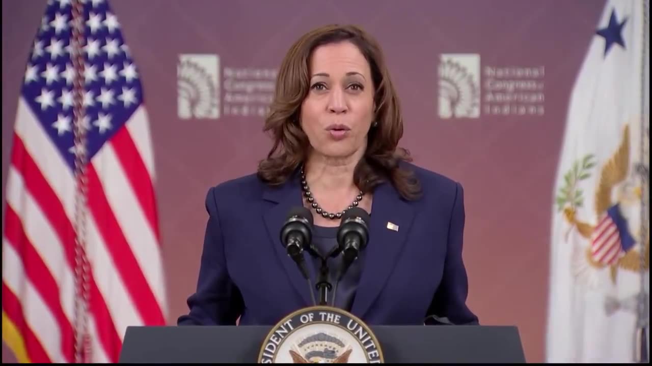 Kamala REFUSES To Acknowledge Columbus Day In Divisive Speech