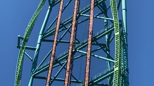 Have you ever been on Kingda Ka or Zumanjaro? #sixflagsgreatadventure #kingdaka #zumanjaro #sixflags