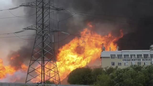 "Major industrial accident" sets off huge fire at ExxonMobil refinery near Houston.