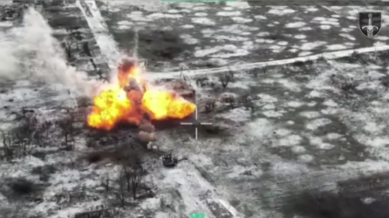 Another Insane Detonation of a Russian Tank