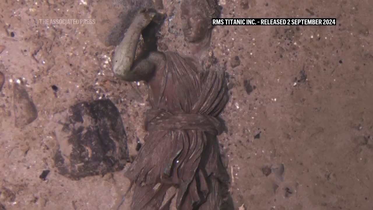 Titanic Expedition Unveils Lost Bronze Statue Amidst Shipwreck Decay