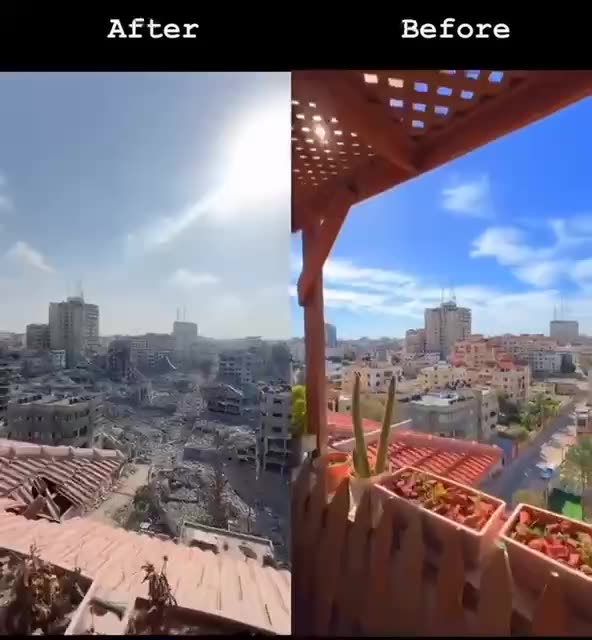 Gaza 2023, Before and After