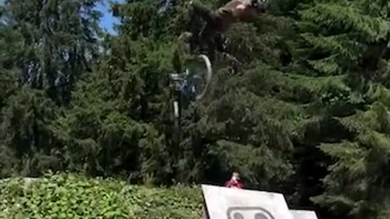 Now this is a bike trick