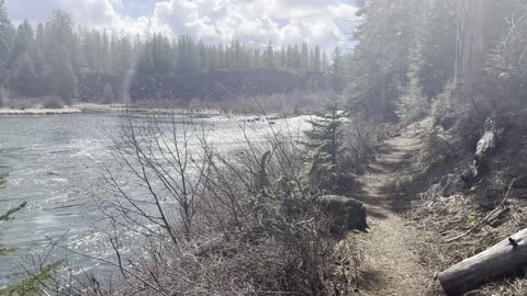 Hiking Below Dillon Falls Zone – Deschutes River – Central Oregon – 4K