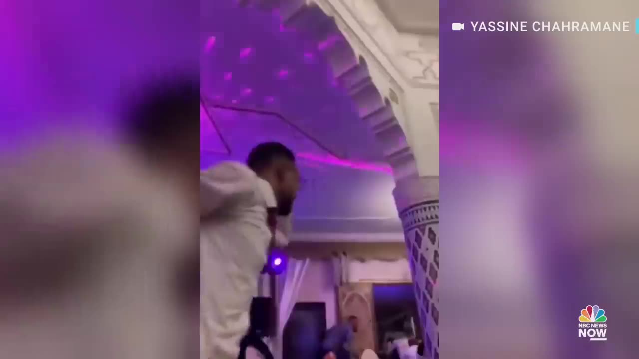 Watch Wedding interrupted by deadly Morocco earthquake