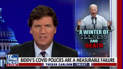 Tucker OBLITERATES Biden For Wishing The Unvaccinated Have A "Winter Of Death"