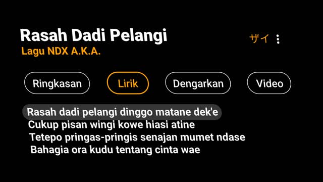 Lirik google !!