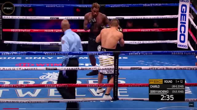 Boxing analisys Derevyanchenko vs Charlo Round 1