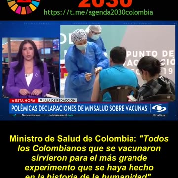 Todo Colombianos que se vacunaron sirvieron por el mayor experimento en la historia de la humanidad.