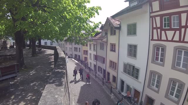 Protest Aarau Switzerland 2021-05-08 (16/19) Protesters march down Golattenmattgasse