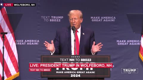 Trump in Wolfeboro, NH