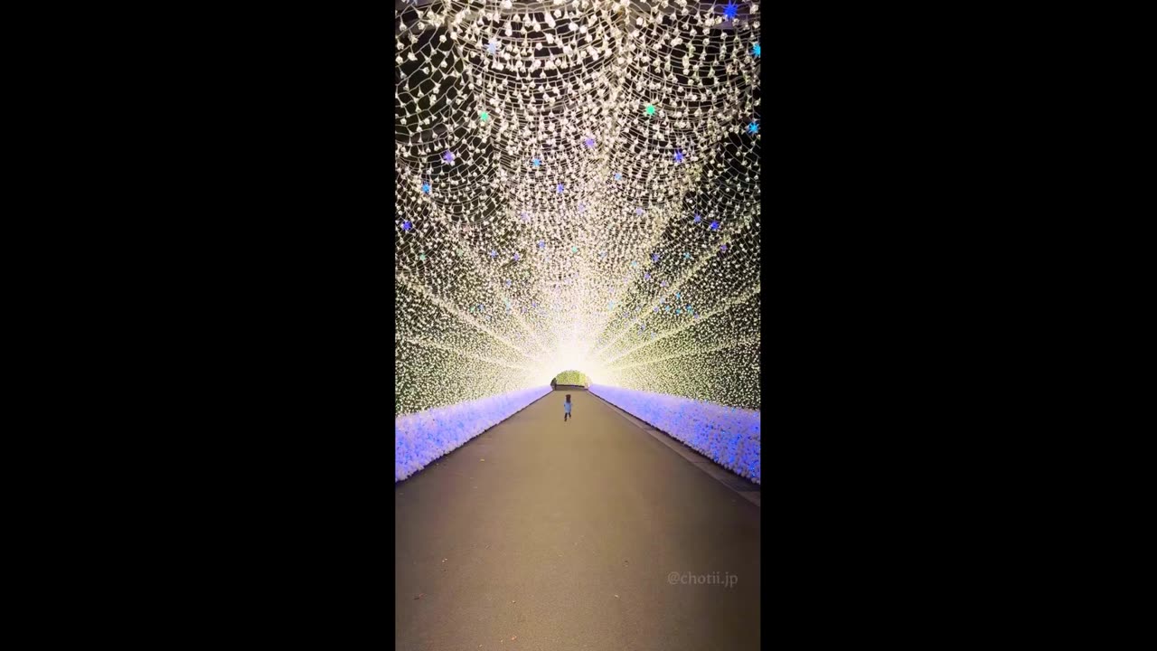 Holiday illumination in Japan