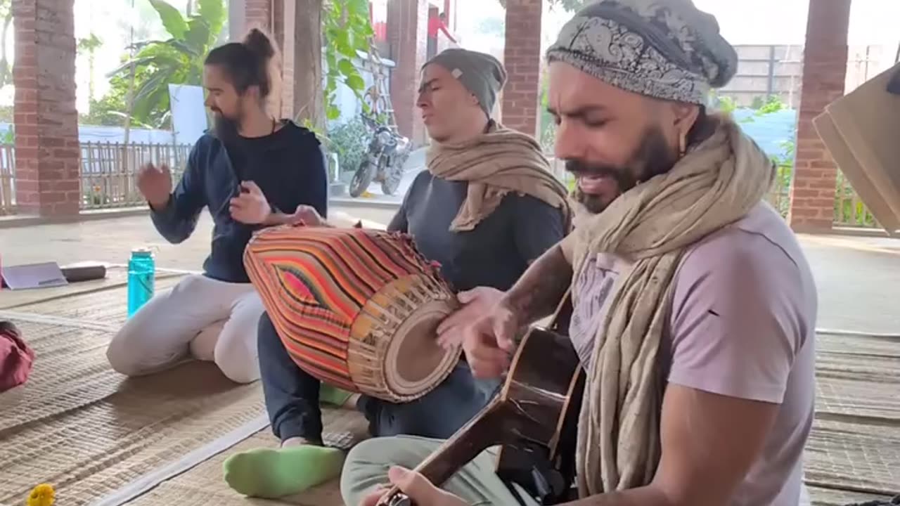 Kirtan gathering in Mayapur, India October 2024