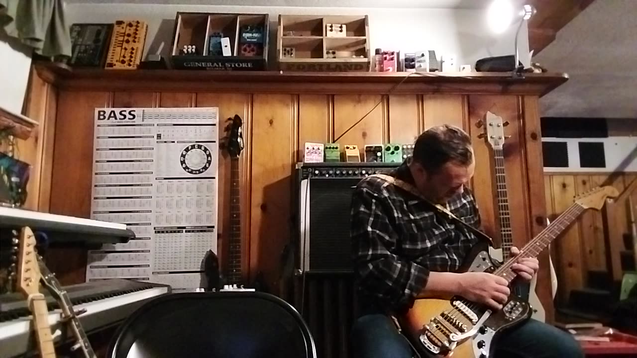 Friday Night Chill- Fender Jaguar Baritone Custom jam (432)