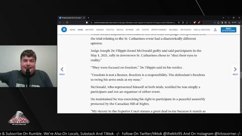 Judge's Surprising Ruling on Anti-Lockdown Protester in Ontario