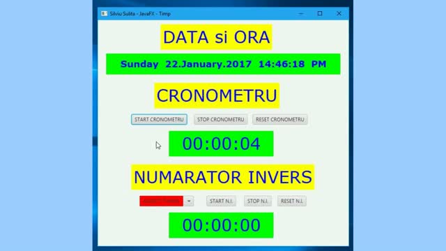 software 001 JavaFx Timp