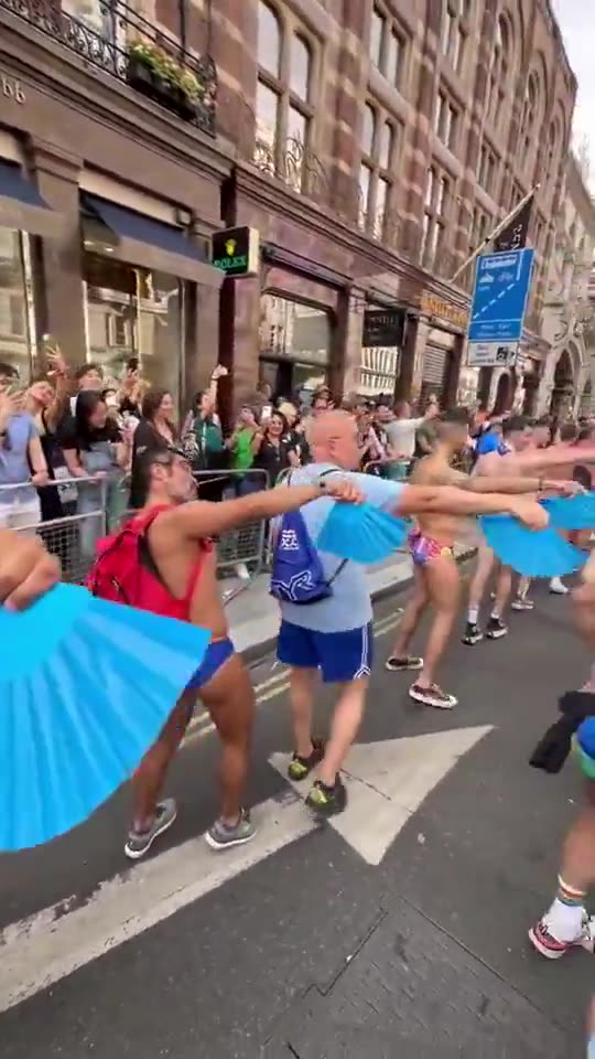 Londoners take to the streets...