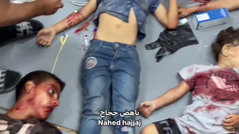 Distressing scenes are unfolding in Deir al-Balah, Gaza (Graphic)