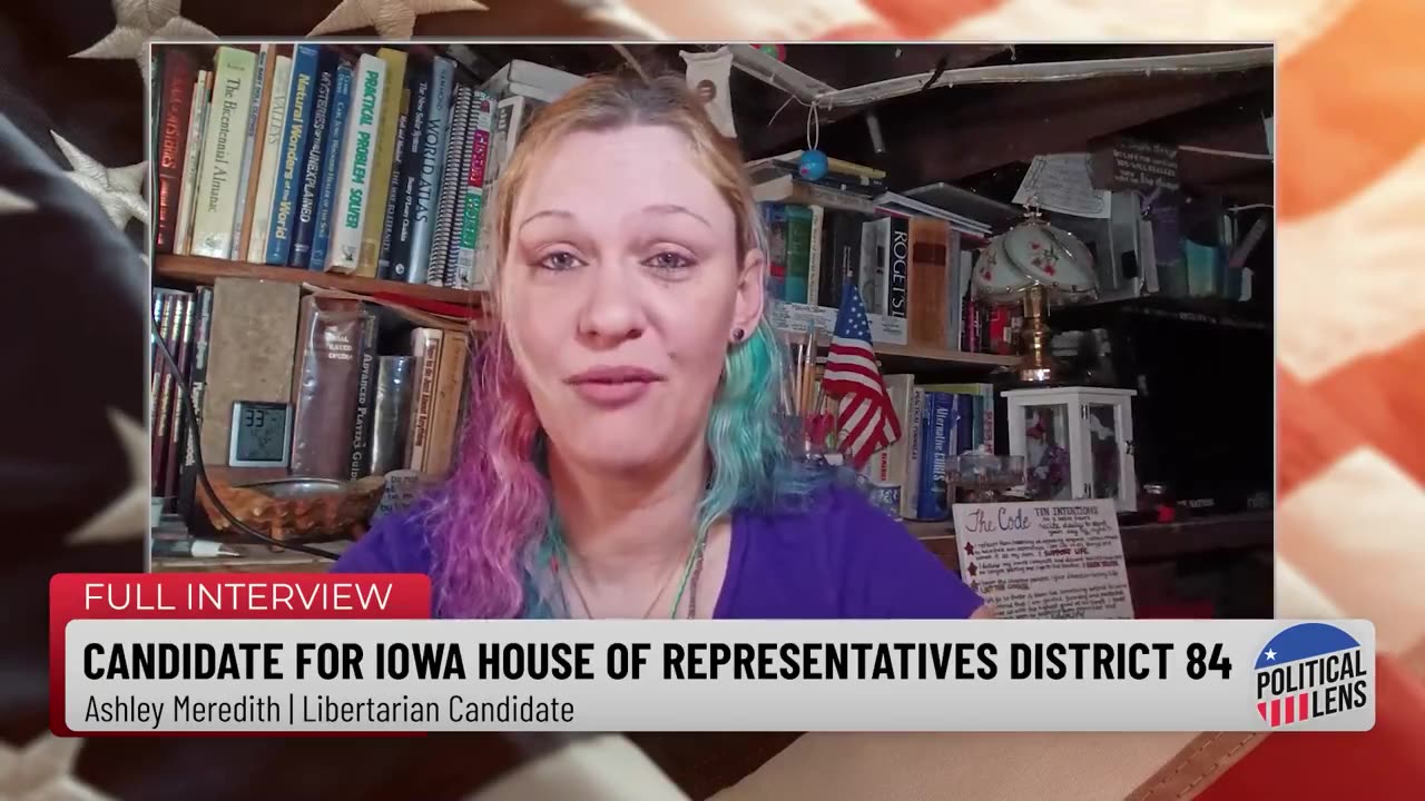 2024 Candidate for Iowa House of Representatives District 84 - Ashley Meredith Libertarian Candidate