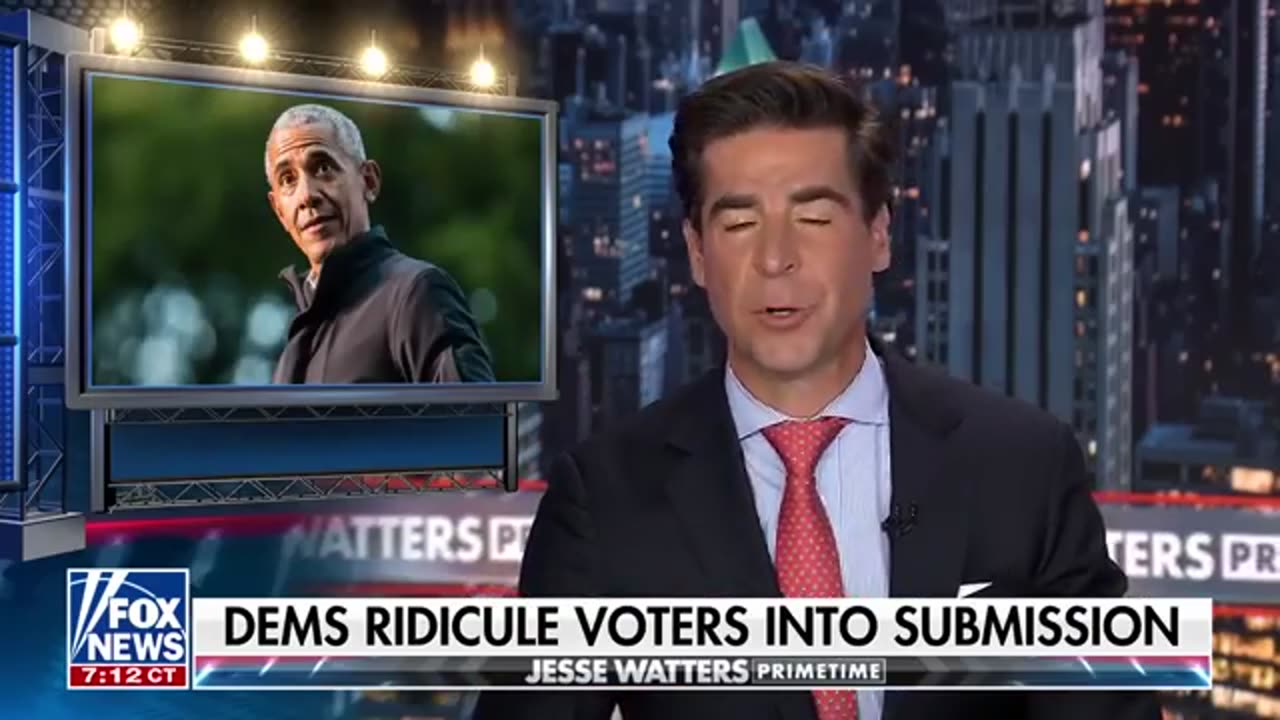 Barack sent Kamala Harris to see 'Tha God'_ Watters