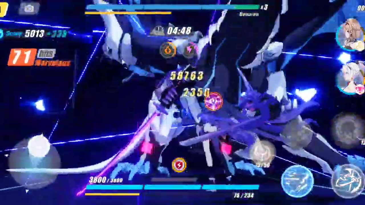 Honkai Impact 3rd - Memorial Arena Exalted Vs Benares SS Difficulty 1st Try Jan 12 2023