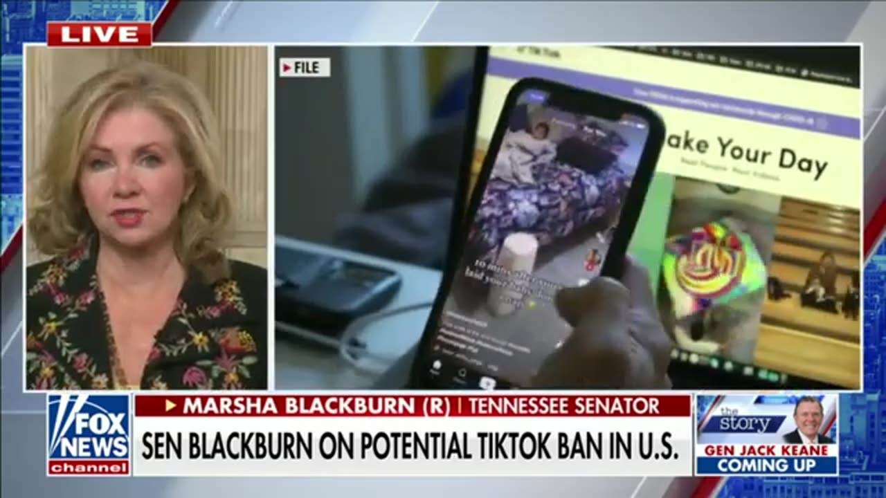 Blackburn On Fox News: The Ball Is In TikTok's Court