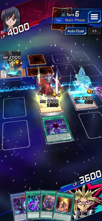 Yu-Gi-Oh! Duel Links - The Pharaoh Activates Chaos Form Ritual To Summon Magician of Chaos!