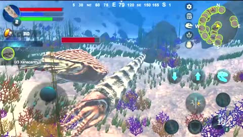 Fierce Prehistoric Animal Fights in Cameroceras Simulator Game - Part 1