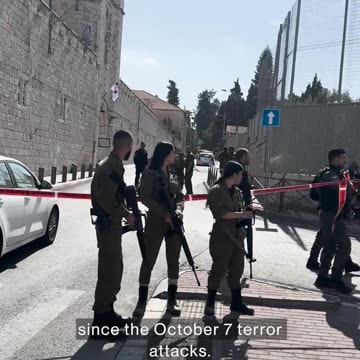 Israeli police shot dead a Palestinian man who stabbed an officer in Jerusalem,