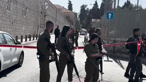 Israeli police shot dead a Palestinian man who stabbed an officer in Jerusalem,