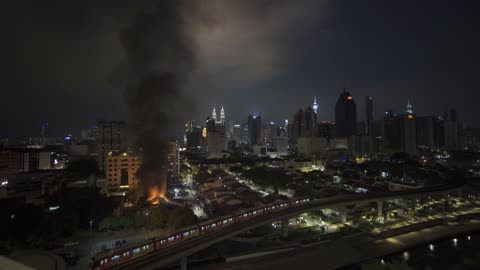 Fire in Kuala Lumpur | Kuala Lumpur | Malaysia