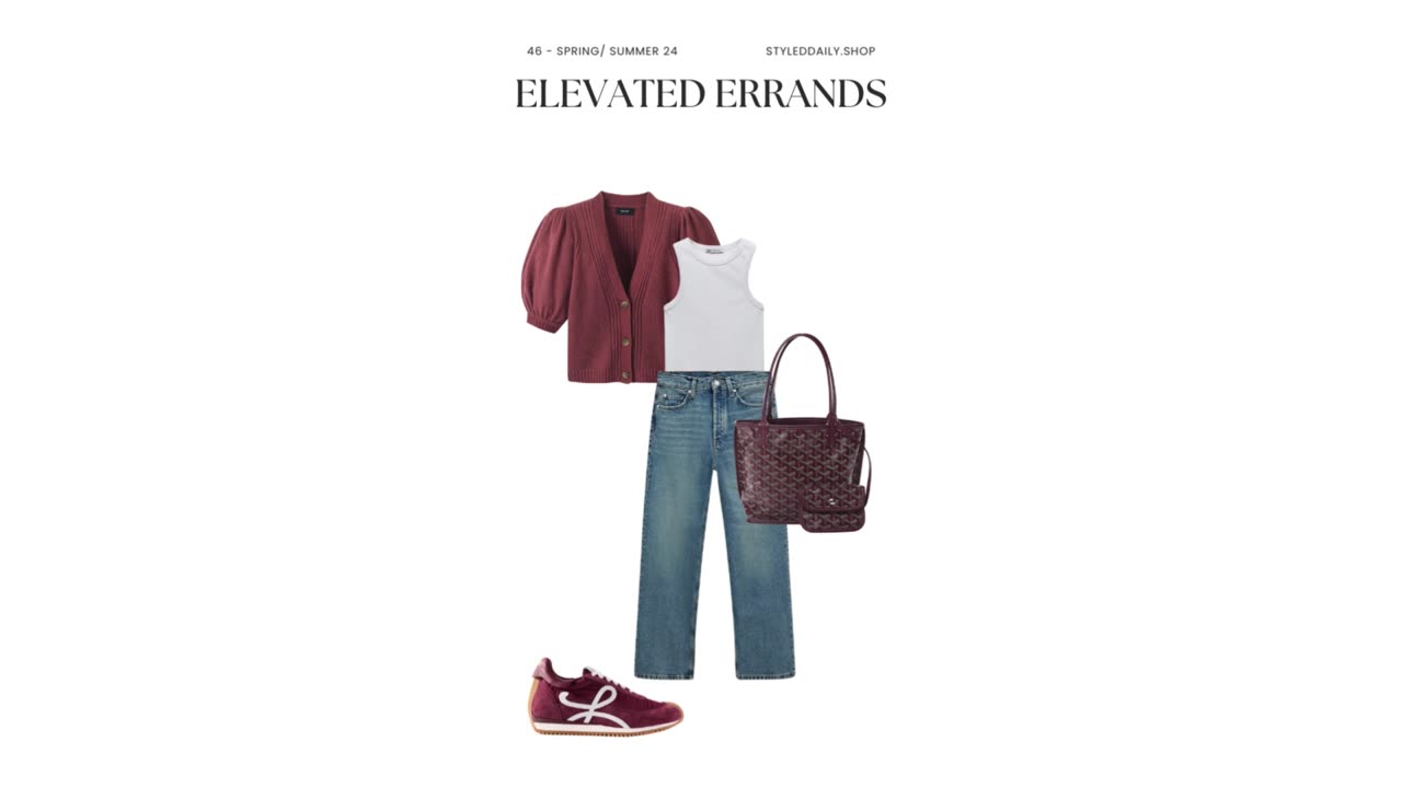 Styling and elevated errands Look | Styled Daily