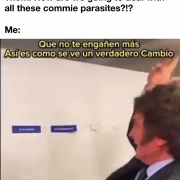 How we deal with all the commie parasites!