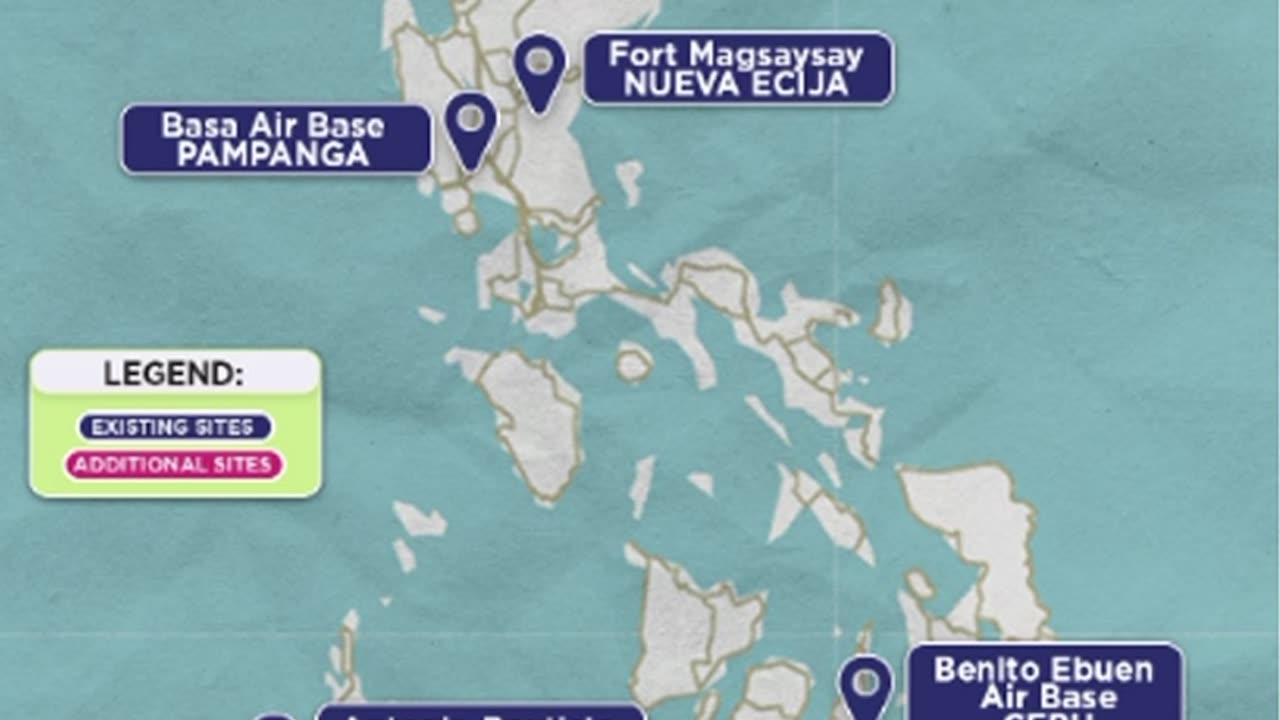 EDCA Locations in the Philippines