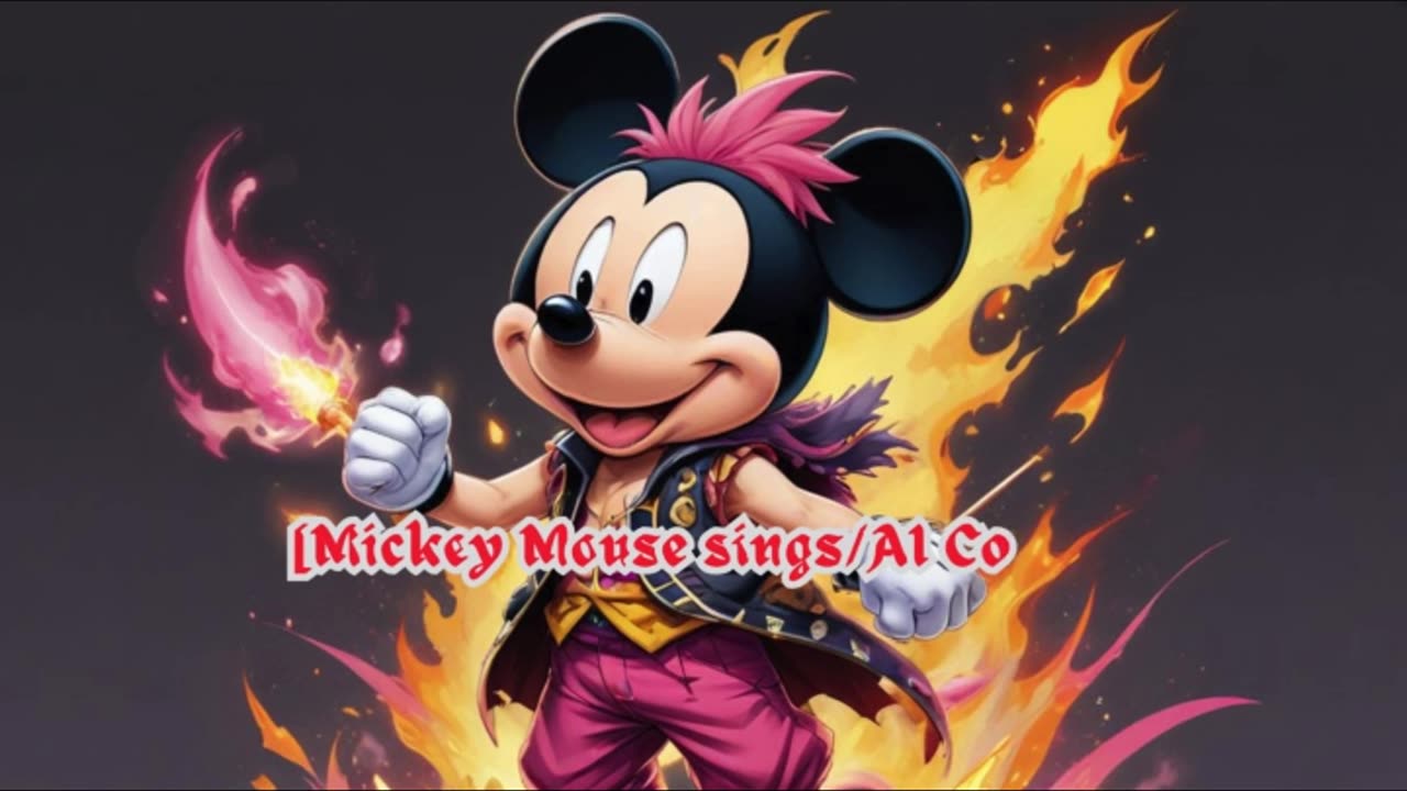 [Mickey Mouse sings/AI Cover] Fairy tail Opening 21 EDGE of LIFE - Believe In Myself