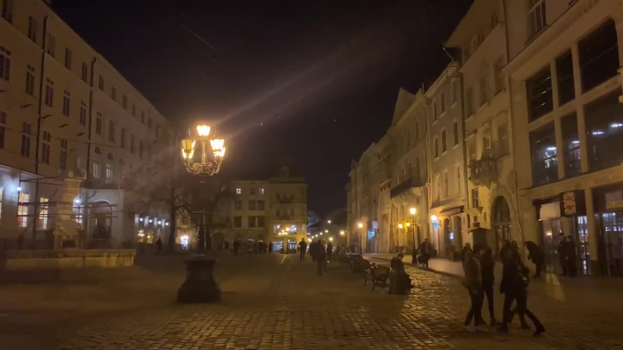 Air Raid sounding on Lviv, video from minutes ago