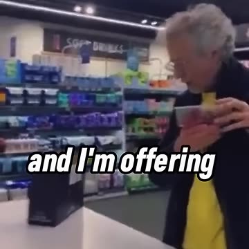 Man REFUSES To Comply With Cashless Store