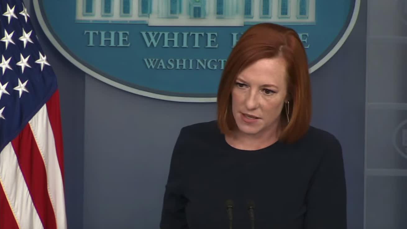 Psaki blames Trump when asked why Biden said the DOJ should prosecute Jan. 6 rioters