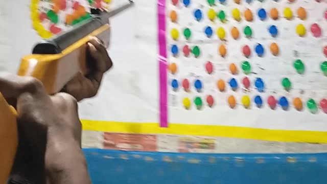 Air gun,perfect shots in ballons