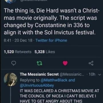 Die Hard is a Christmas Movie! #shorts #silly #funny #memes #Christmas #obscurefacts #religion