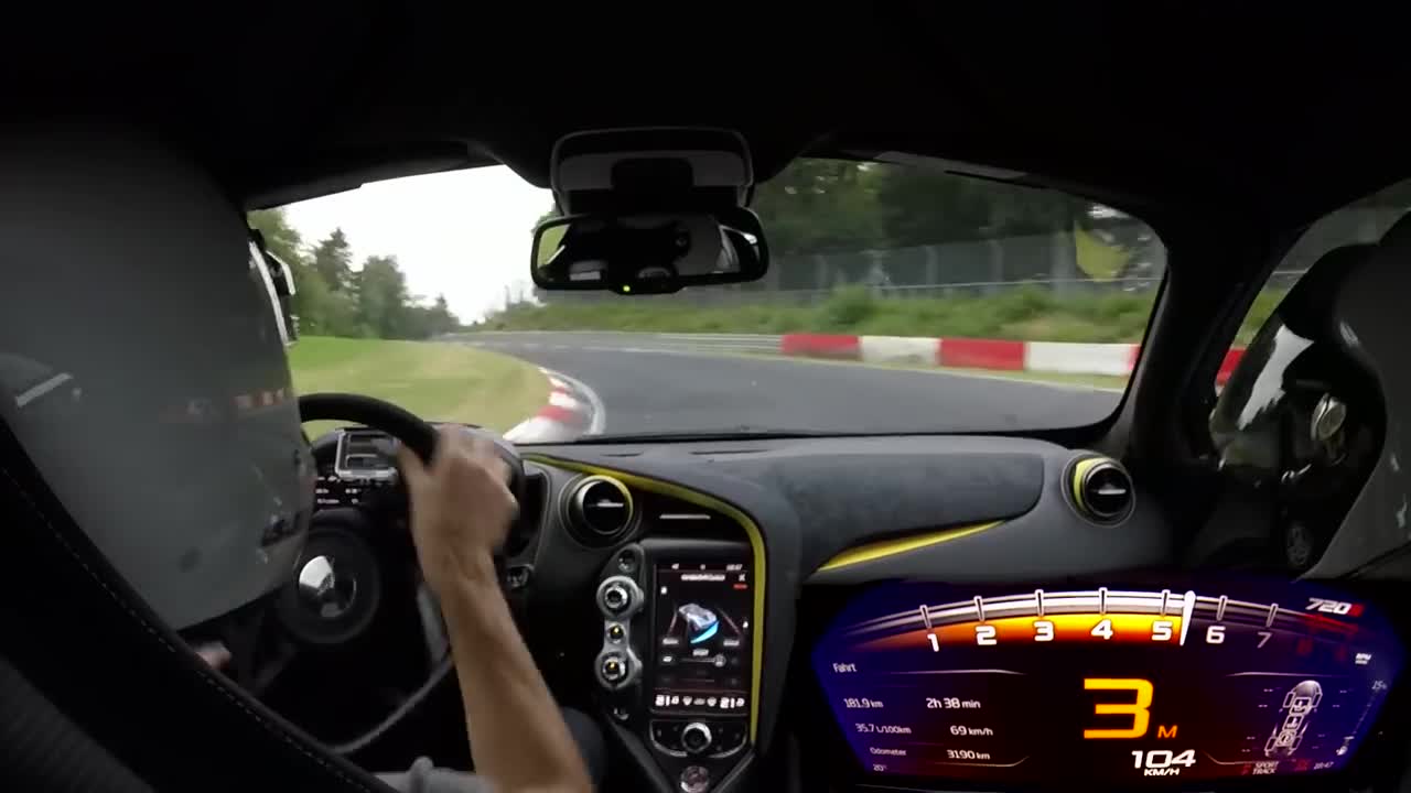 Mazda MX 5 in car Nurinburgring