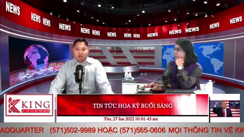 TIN TỨC HOA KỲ BUỔI SÁNG - 01/27/2022 - KINGmedia Channel