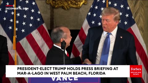 BREAKING NEWS: Trump Takes Question After Question From Reporters At Mar-A-Lago Press Briefing