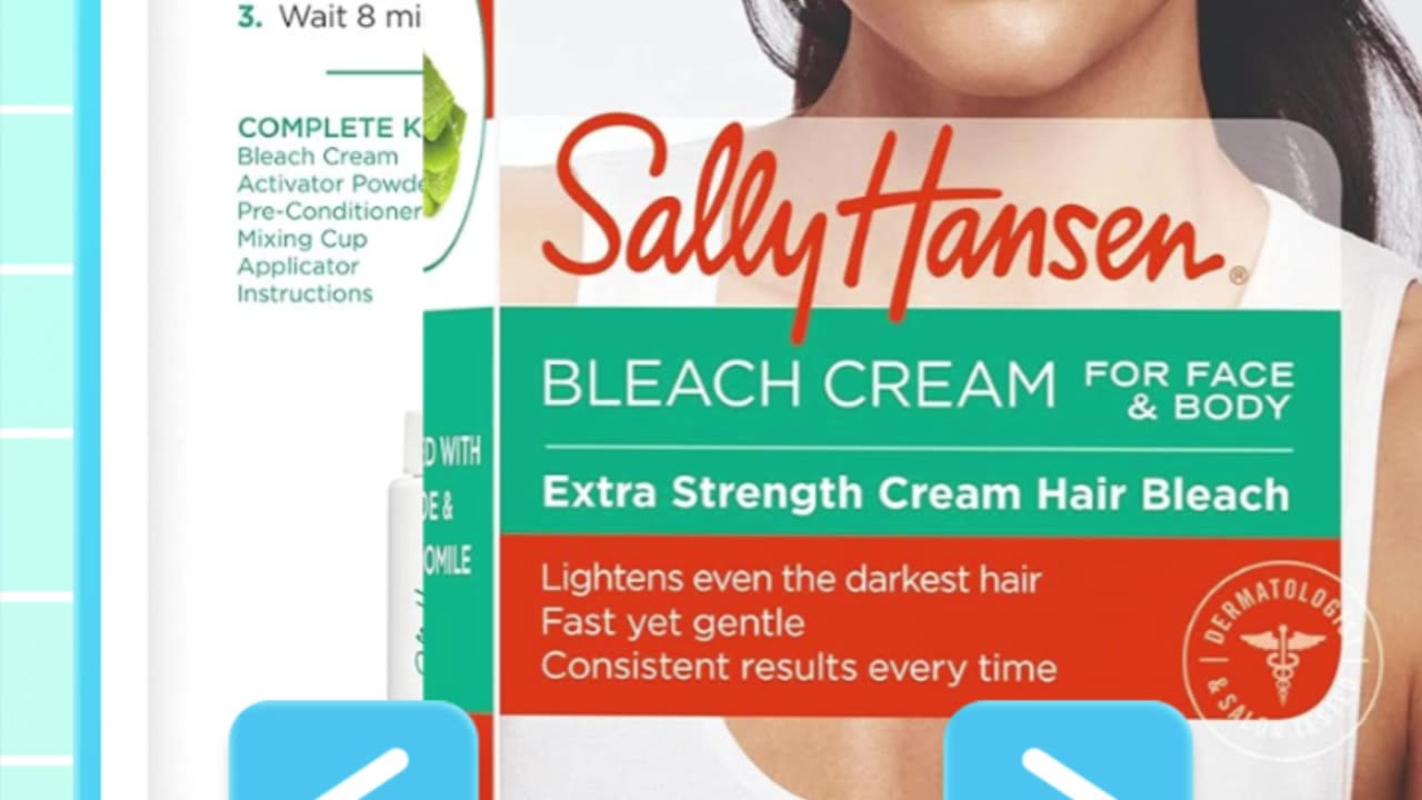 Sally Hansen Extra Strength Creme Bleach, Complete Kit