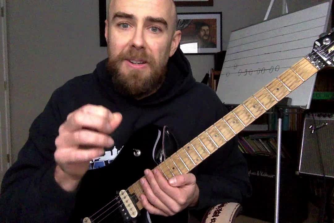 Guitar Lesson: Tapping over a chord progression