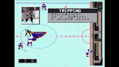 NHL97 (Sega Genesis) Boston vs St. Louis Part3
