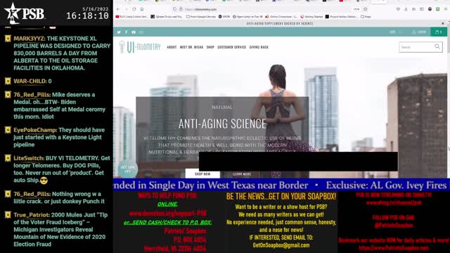 2022-05-16 15:00 EDT - The Common Sense Show: Guest Kari Donovan @3:30P ET with Derek & PATRIOTski