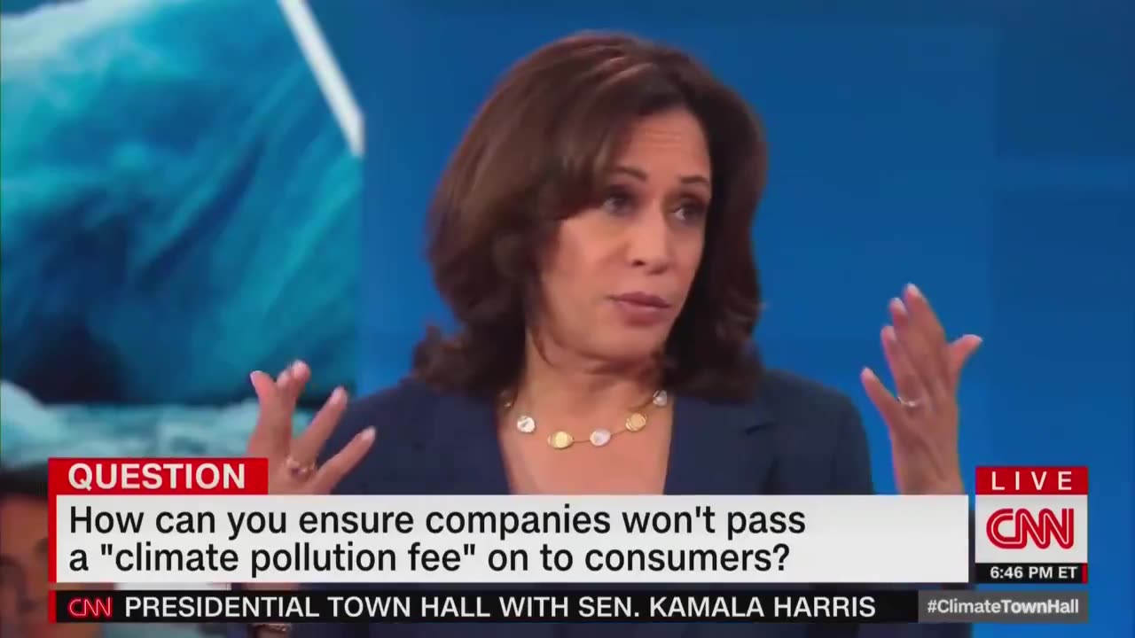 Kamala wants to add a carbon tax to gasoline, energy bills, gas bills and by default grocery bills