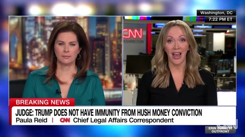 Judge rules Trump does not have presidential immunity protections in hush money conviction