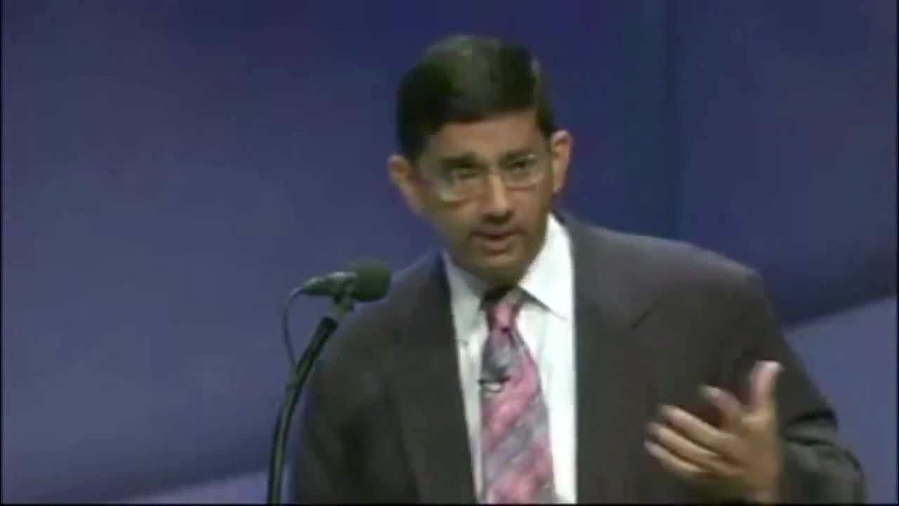 Dinesh D'Souza Shows Atheist Dan Barker Why Evolution Does NOT Disprove Scripture